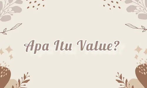 value adalah